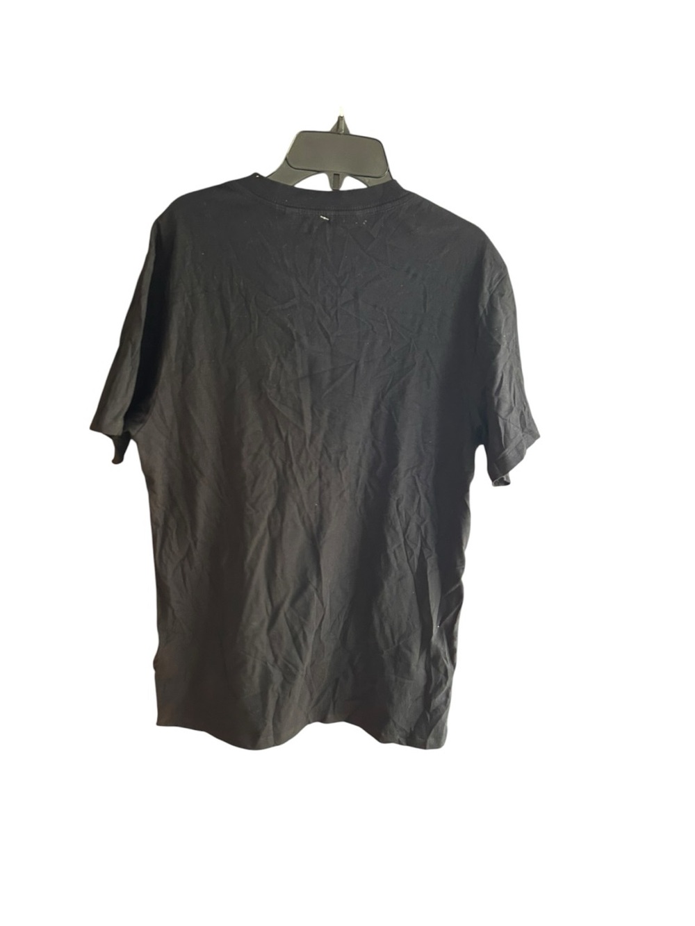 NWT Guess Los Angeles logo black gold V-neck short sleeves graphic T-shirt Sz S - Picture 2 of 6